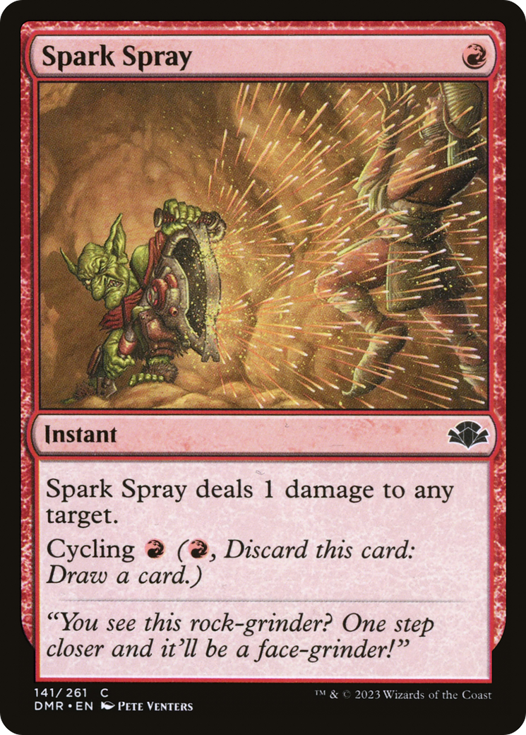 Spark Spray (DMR-141) [Dominaria Remastered] MTG Single Wizards of the Coast