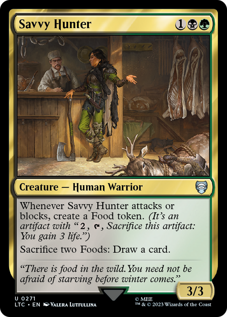 Savvy Hunter (LTC-271) [Tales of Middle-earth Commander] MTG Single Wizards of the Coast