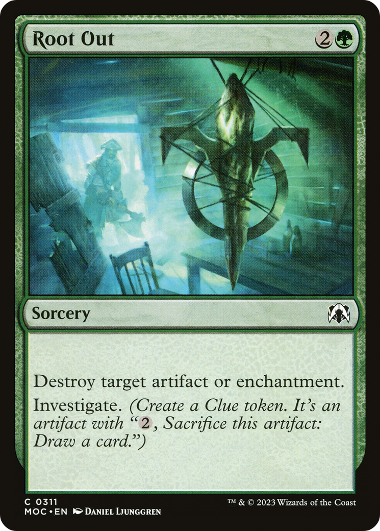 Root Out (MOC-311) [March of the Machine Commander] MTG Single Wizards of the Coast