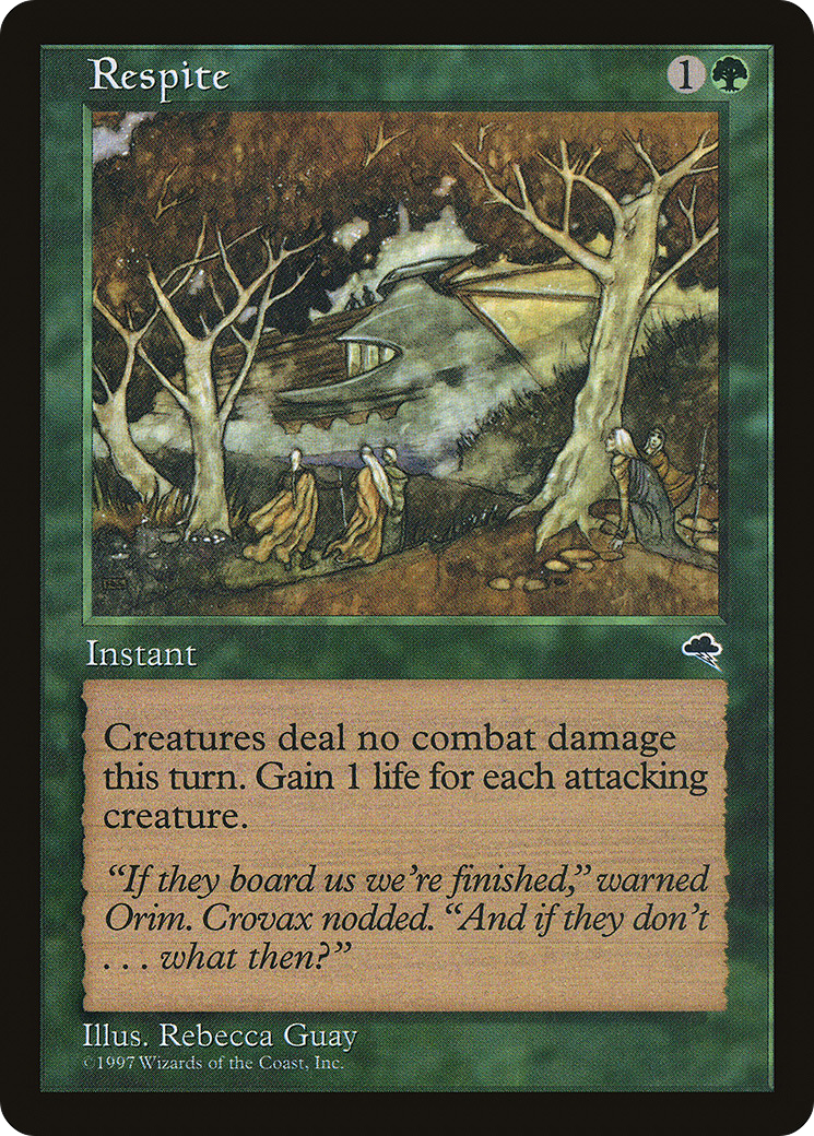 Respite (TMP-249) [Tempest] MTG Single Wizards of the Coast