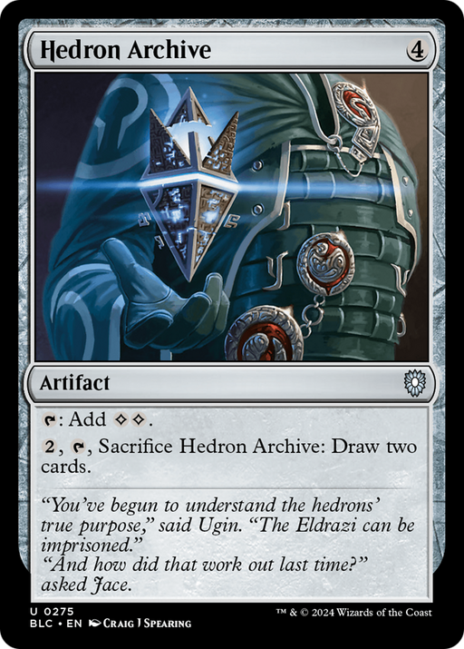 Hedron Archive (BLC-275) [Bloomburrow Commander] MTG Single Wizards of the Coast
