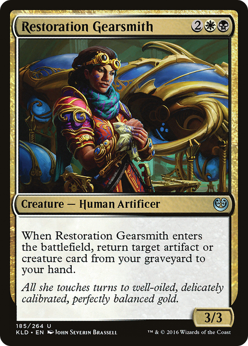 Restoration Gearsmith (KLD-185) [Kaladesh] Foil MTG Single Wizards of the Coast