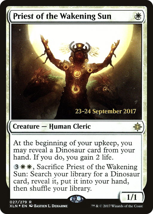 Priest of the Wakening Sun (PRE-027) [Ixalan Promos] Foil MTG Single Wizards of the Coast
