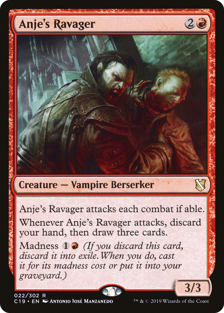 Anje's Ravager (C19-022) [Commander 2019] MTG Single Wizards of the Coast