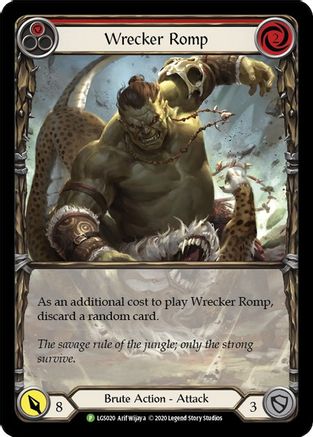 Wrecker Romp (Red) [LGS020] (Promo) Flesh And Blood Single Flesh And Blood   