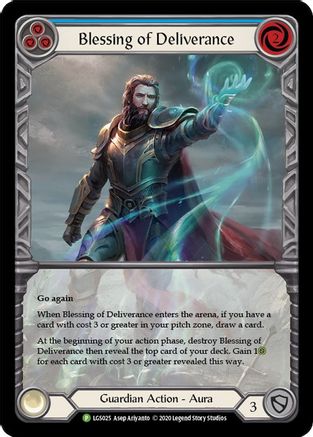 Blessing of Deliverance (Blue) [LGS025] (Promo) Flesh And Blood Single Flesh And Blood   