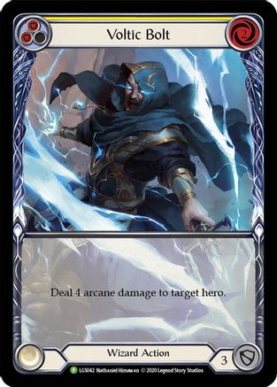Voltic Bolt (Yellow) [LGS042] (Promo) Flesh And Blood Single Flesh And Blood   