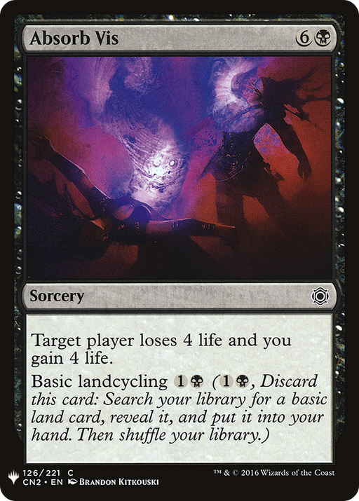 Absorb Vis (LIST-CN2-126) [Mystery Booster] The List MTG Single Wizards of the Coast