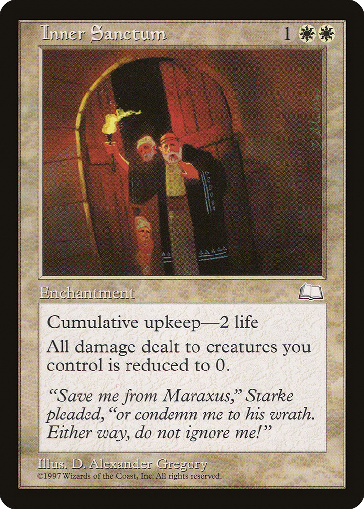 Inner Sanctum (WTH-) [Weatherlight] MTG Single Wizards of the Coast