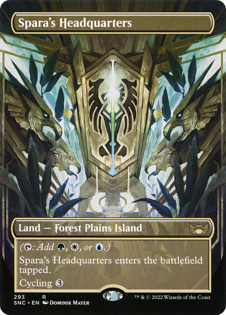Spara's Headquarters (SNC-293) [Streets of New Capenna] (Borderless) MTG Single Wizards of the Coast