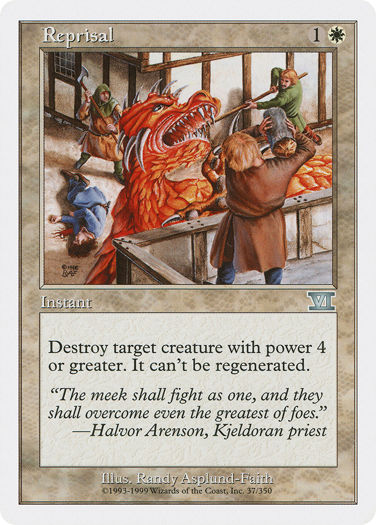 Reprisal (6ED-037) [Classic Sixth Edition] MTG Single Wizards of the Coast