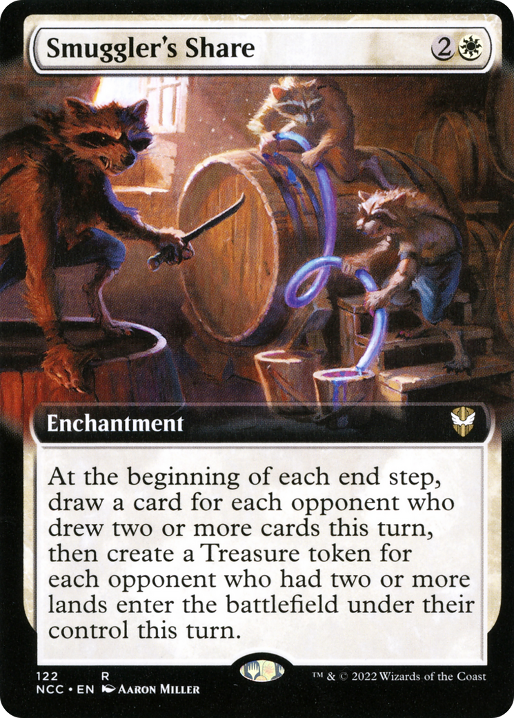 Smuggler's Share (NCC-122) [New Capenna Commander] (Extended Art) MTG Single Wizards of the Coast
