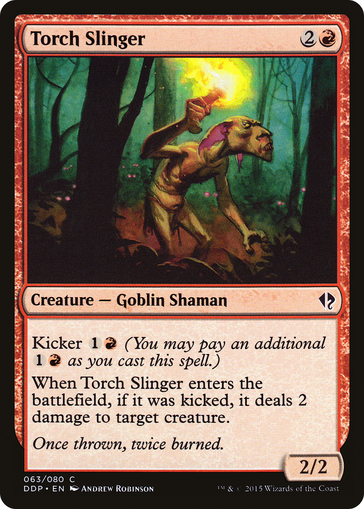 Torch Slinger (DDP-063) [Misc] Duel Decks: Zendikar vs. Eldrazi MTG Single Wizards of the Coast