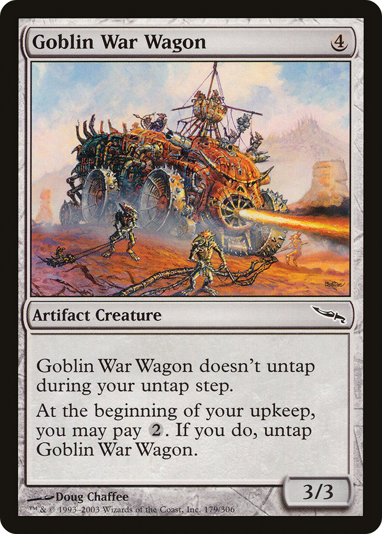 Goblin War Wagon (MRD-179) [Mirrodin] MTG Single Wizards of the Coast