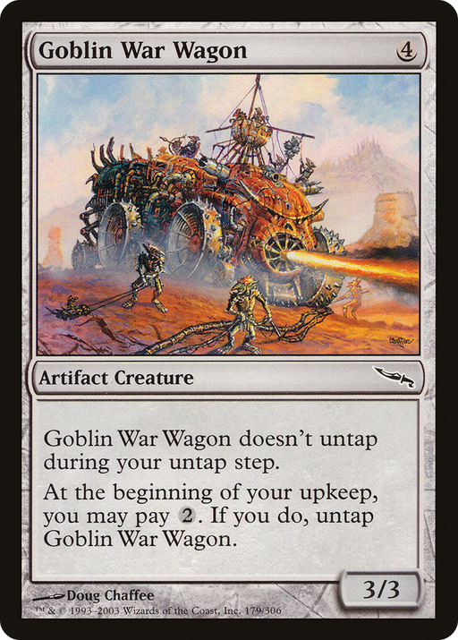 Goblin War Wagon (MRD-179) [Mirrodin] MTG Single Wizards of the Coast