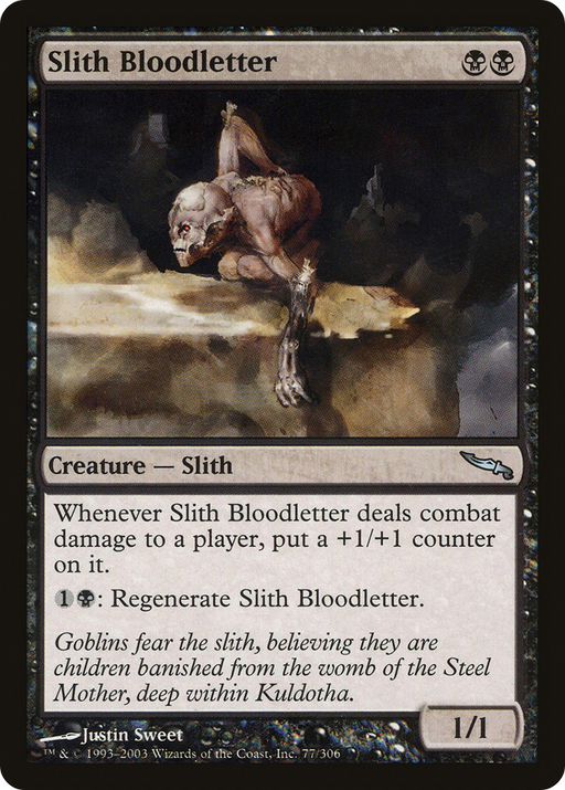 Slith Bloodletter (MRD-077) [Mirrodin] Foil MTG Single Wizards of the Coast