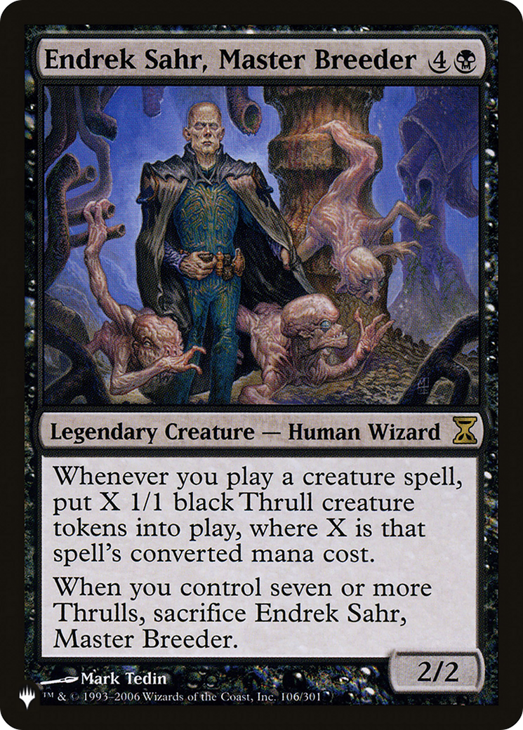 Endrek Sahr, Master Breeder (LIST-106/301) [Mystery Booster] The List MTG Single Wizards of the Coast