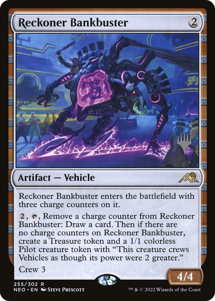 Reckoner Bankbuster (PPNEO-255) [Kamigawa: Neon Dynasty Promos] MTG Single Wizards of the Coast