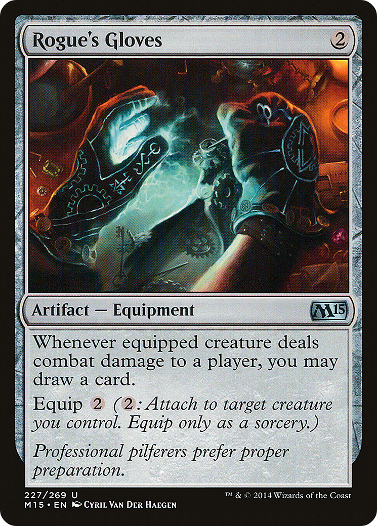 Rogue's Gloves (M15-227) [Magic 2015] Foil MTG Single Wizards of the Coast