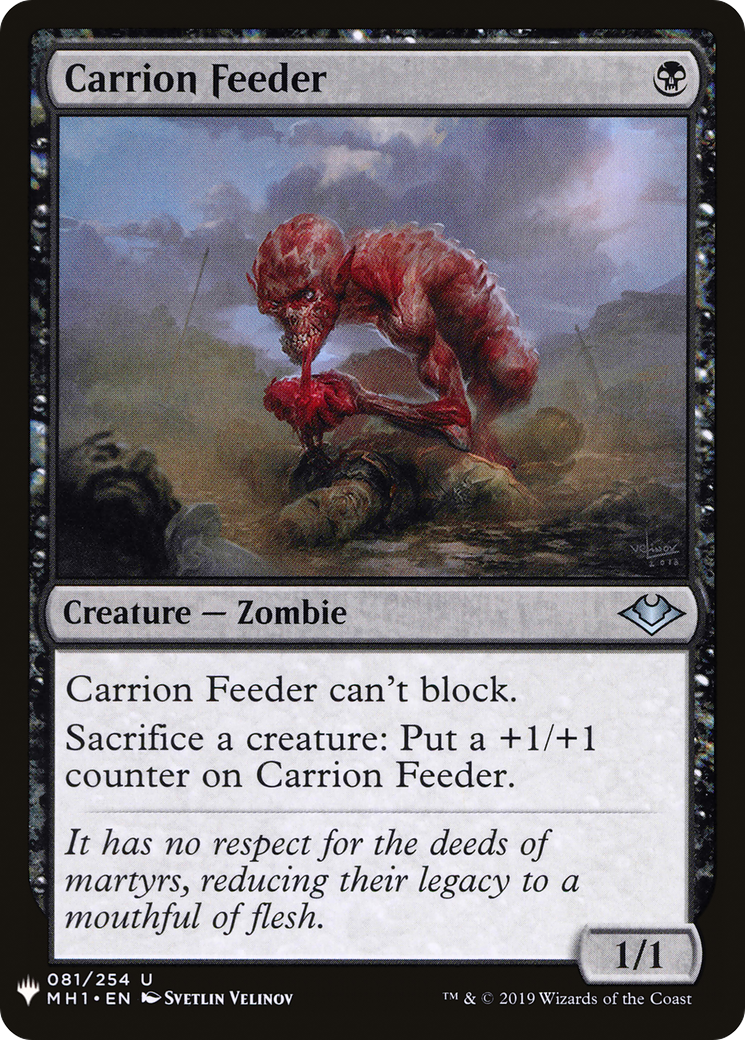 Carrion Feeder (LIST-081) [Mystery Booster] The List MTG Single Wizards of the Coast