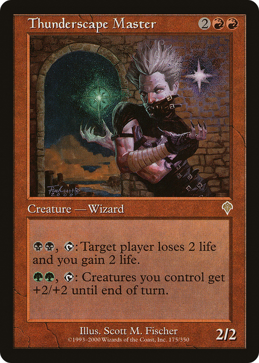 Thunderscape Master (INV-175) [Invasion] MTG Single Wizards of the Coast
