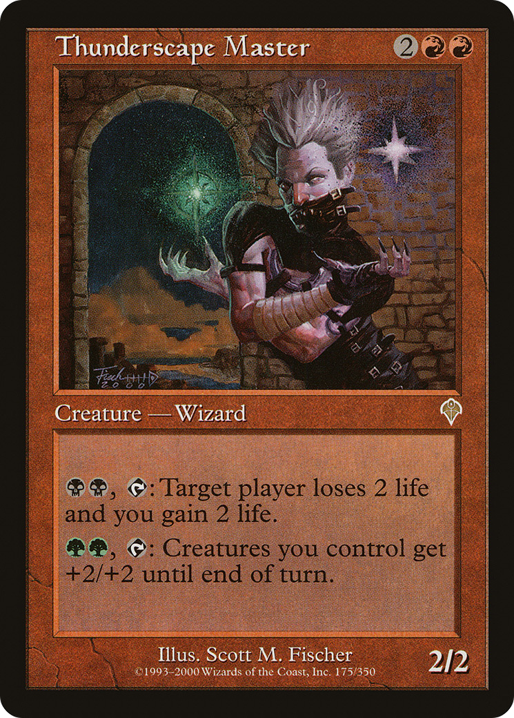 Thunderscape Master [Invasion] MTG Single Magic: The Gathering