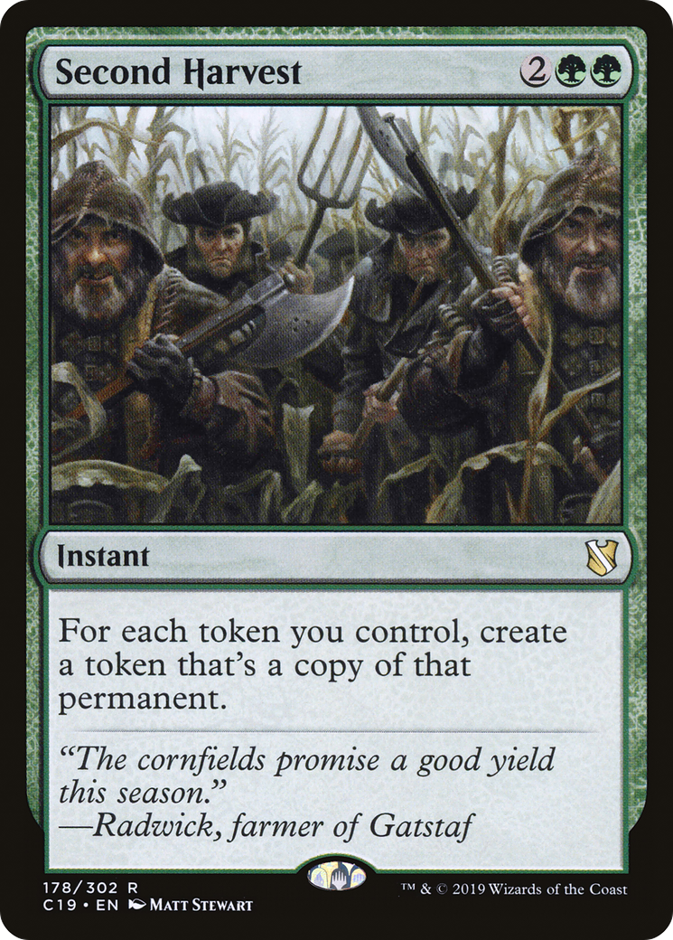 Second Harvest (C19-178) [Commander 2019] MTG Single Wizards of the Coast