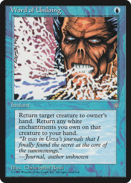 Word of Undoing (ICE-108) [Ice Age] MTG Single Wizards of the Coast