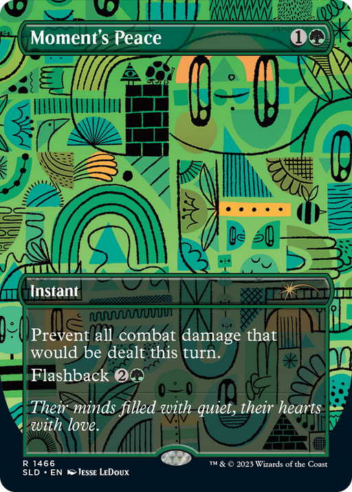 Moment's Peace (SLD-1466) [Secret Lair Drop] (Borderless) MTG Single Wizards of the Coast
