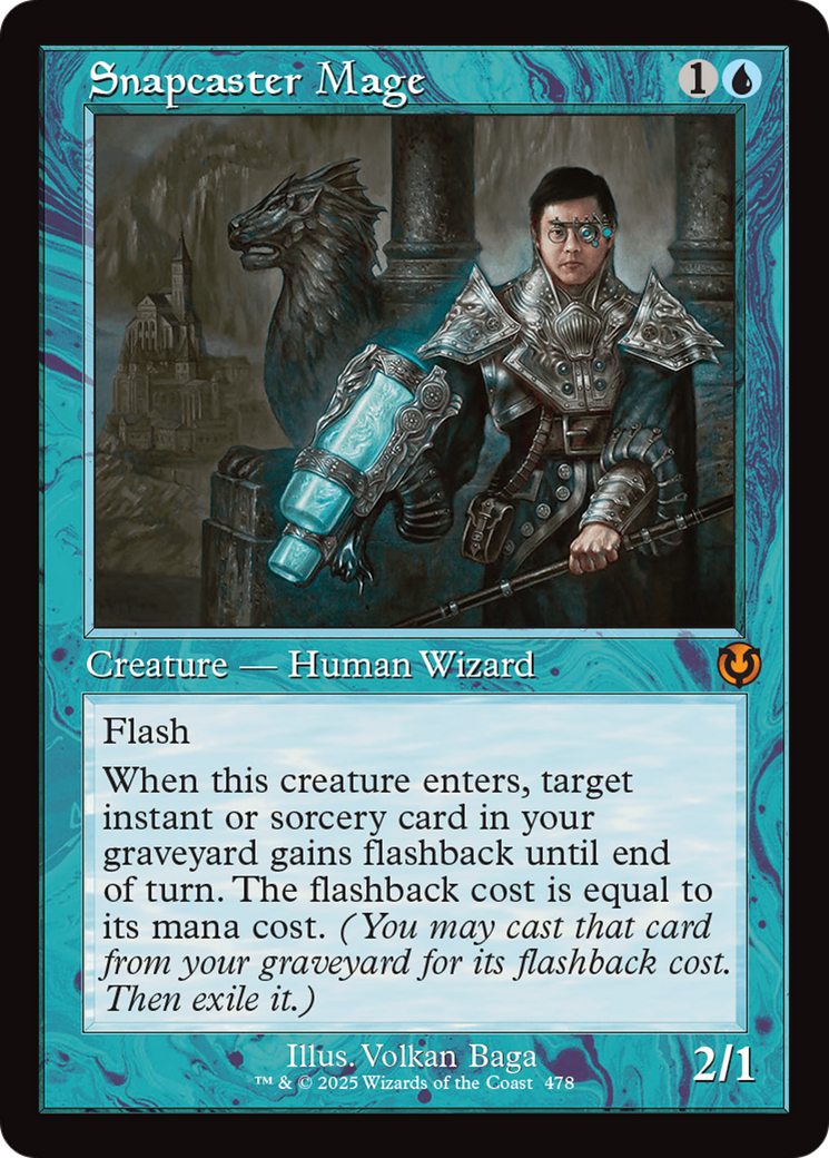 Snapcaster Mage (INR-478) [Innistrad Remastered] Foil MTG Single Wizards of the Coast