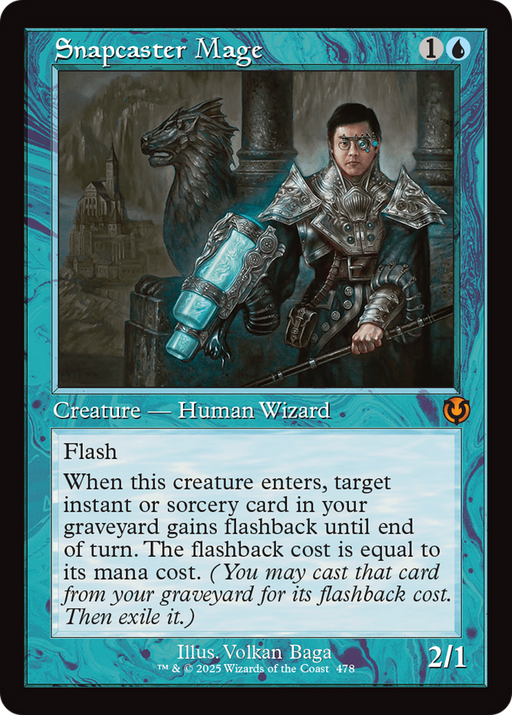 Snapcaster Mage (INR-478) [Innistrad Remastered] Foil MTG Single Wizards of the Coast