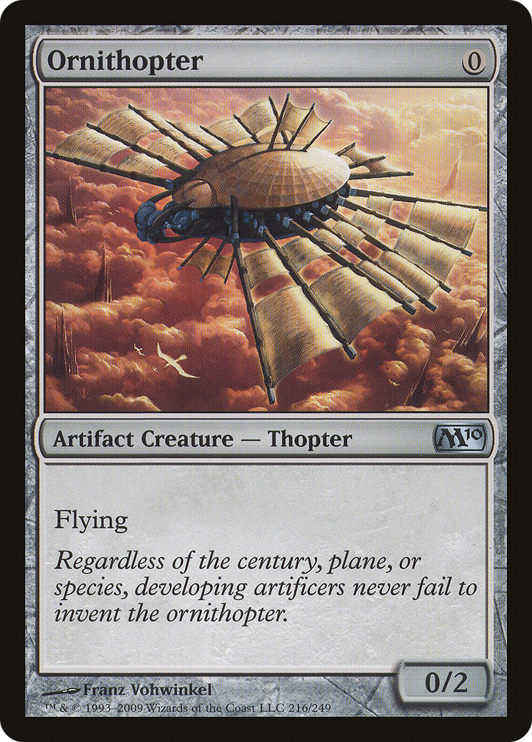 Ornithopter (M10-216) [Magic 2010] Foil MTG Single Wizards of the Coast
