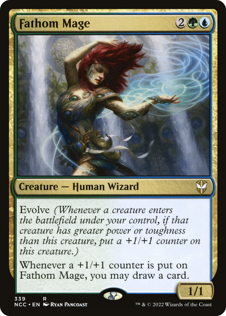 Fathom Mage (NCC-339) [New Capenna Commander] MTG Single Wizards of the Coast