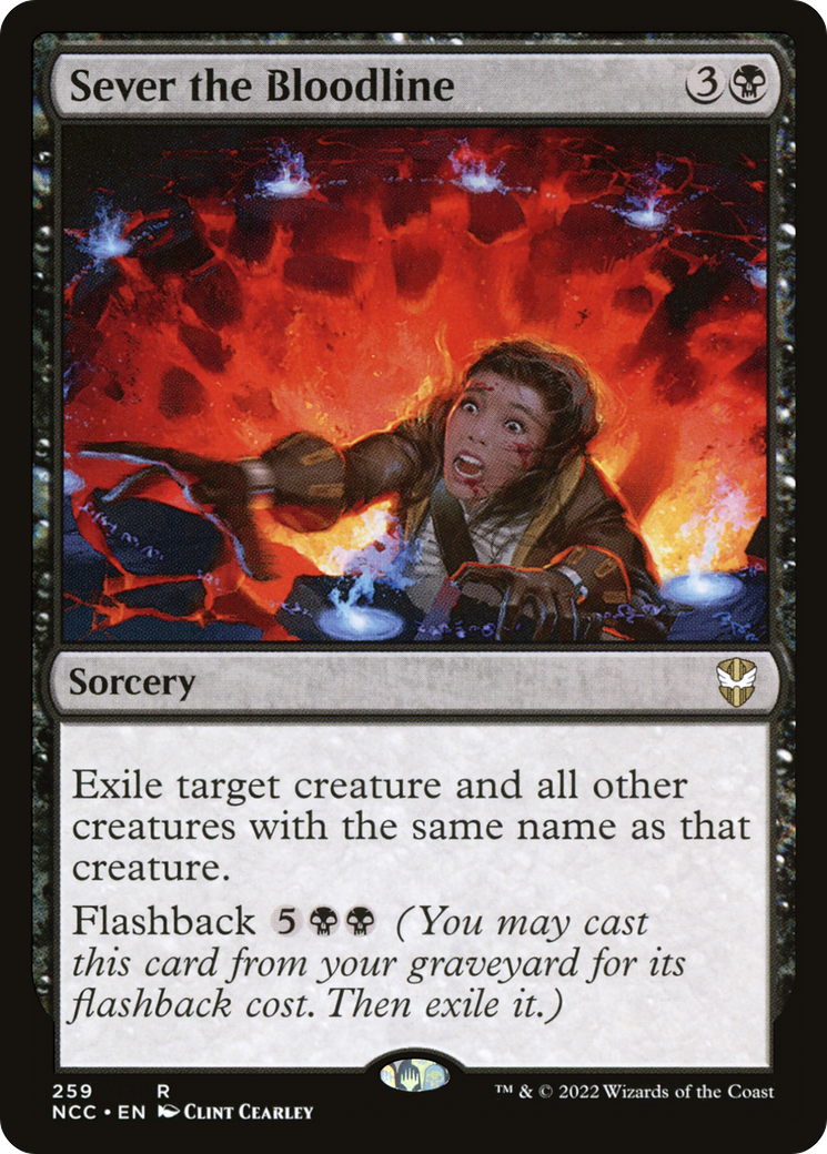 Sever the Bloodline (NCC-259) [New Capenna Commander] MTG Single Wizards of the Coast
