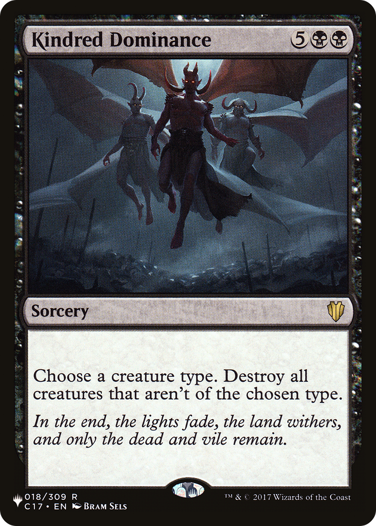 Kindred Dominance (LIST-018) [Mystery Booster] The List Reprints MTG Single Wizards of the Coast
