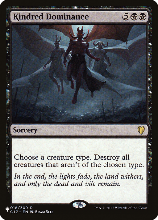 Kindred Dominance (LIST-018) [Mystery Booster] The List Reprints MTG Single Wizards of the Coast