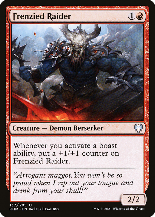 Frenzied Raider (KHM-137) [Kaldheim] Foil MTG Single Wizards of the Coast