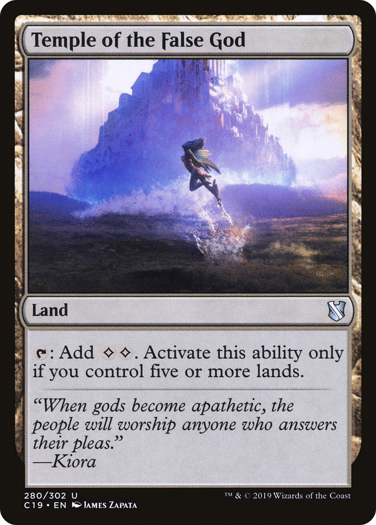 Temple of the False God (C19-280) [Commander 2019] MTG Single Wizards of the Coast