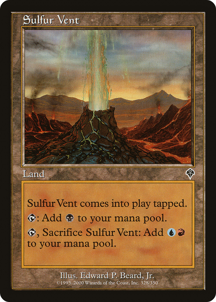 Sulfur Vent (INV-328) [Invasion] MTG Single Wizards of the Coast