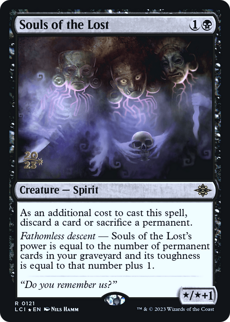 Souls of the Lost (PRE-121) [The Lost Caverns of Ixalan Promos] Foil MTG Single Wizards of the Coast