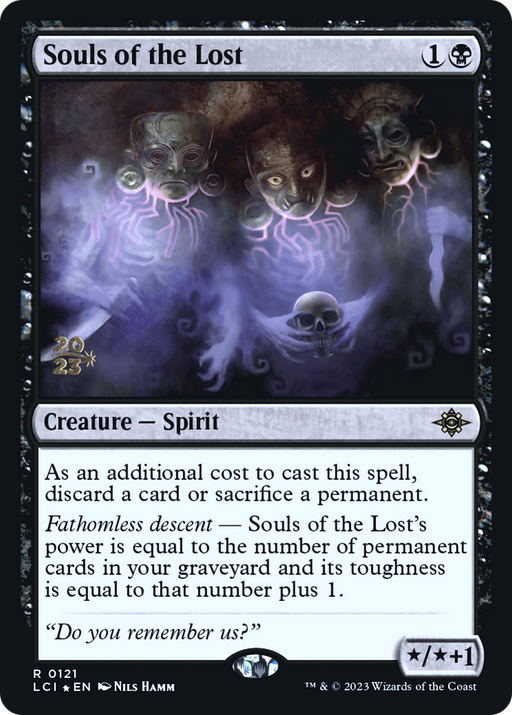 Souls of the Lost (PRE-121) [The Lost Caverns of Ixalan Promos] Foil MTG Single Wizards of the Coast
