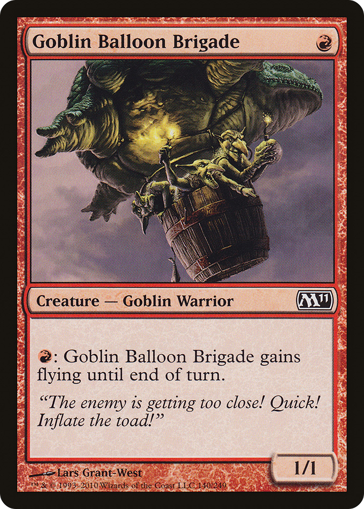 Goblin Balloon Brigade [Magic 2011] MTG Single Magic: The Gathering