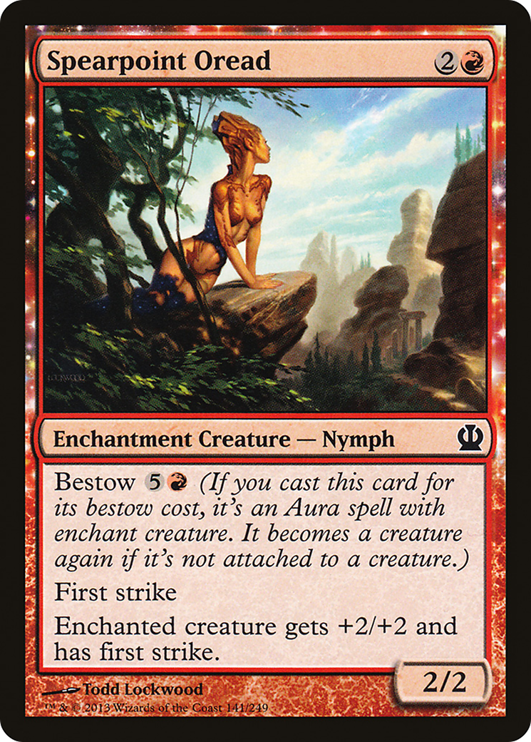 Spearpoint Oread (THS-141) [Theros] Foil MTG Single Wizards of the Coast