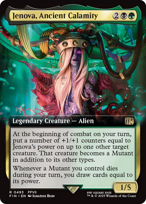Jenova, Ancient Calamity (FIN-493) [FINAL FANTASY] (Extended Art) MTG Single Wizards of the Coast