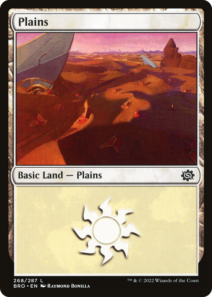 Plains (268) (BRO-268) [The Brothers' War] Foil MTG Single Wizards of the Coast