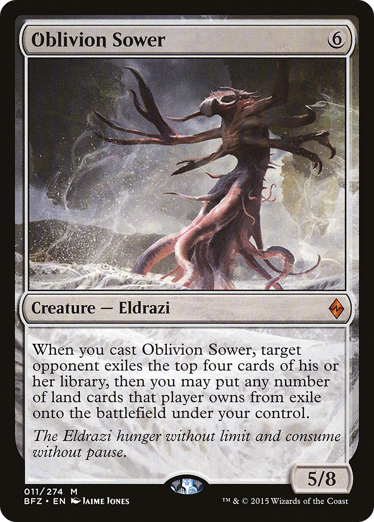 Oblivion Sower [Battle for Zendikar] MTG Single Magic: The Gathering