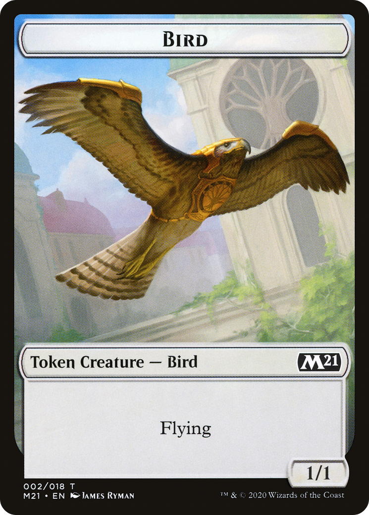 Bird (TM21-002) [Tokens] Core Set 2021 Tokens Foil MTG Single Wizards of the Coast