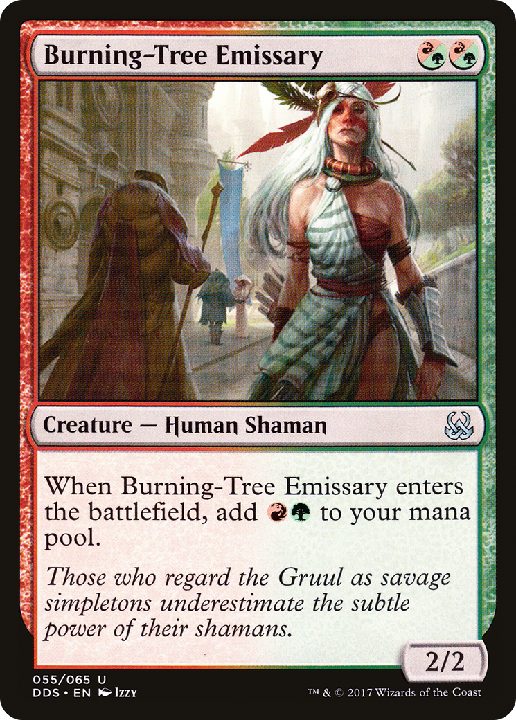 Burning-Tree Emissary (DDS-055) [Misc] Duel Decks: Mind vs. Might MTG Single Wizards of the Coast