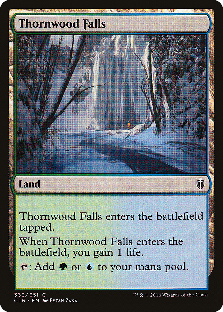 Thornwood Falls (C16-333) [Commander 2016] MTG Single Wizards of the Coast