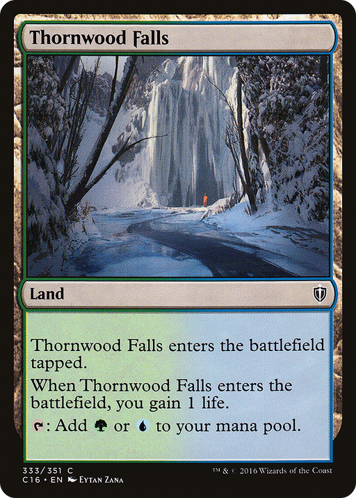 Thornwood Falls (C16-333) [Commander 2016] MTG Single Wizards of the Coast
